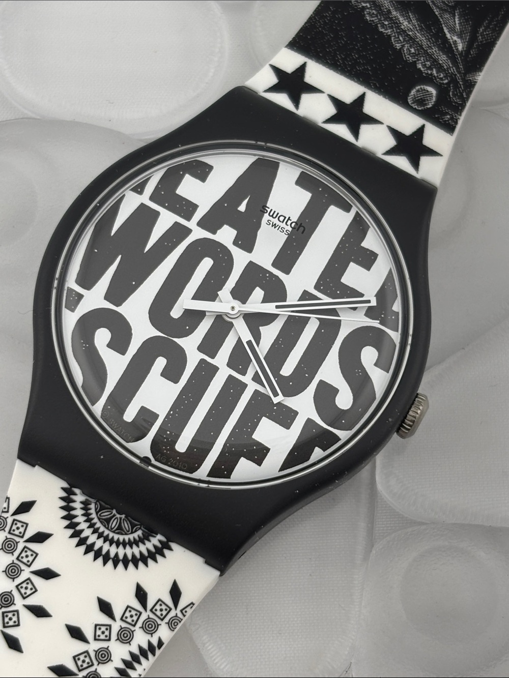 Swatch Watch - SUOZ124 - WORDS